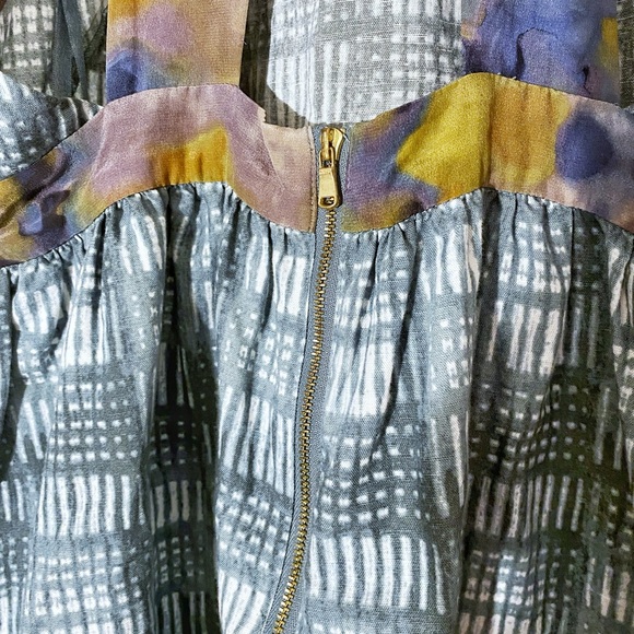 RACHEL ROY linen, cotton & silk dress with pockets, size 8 - Picture 6 of 9